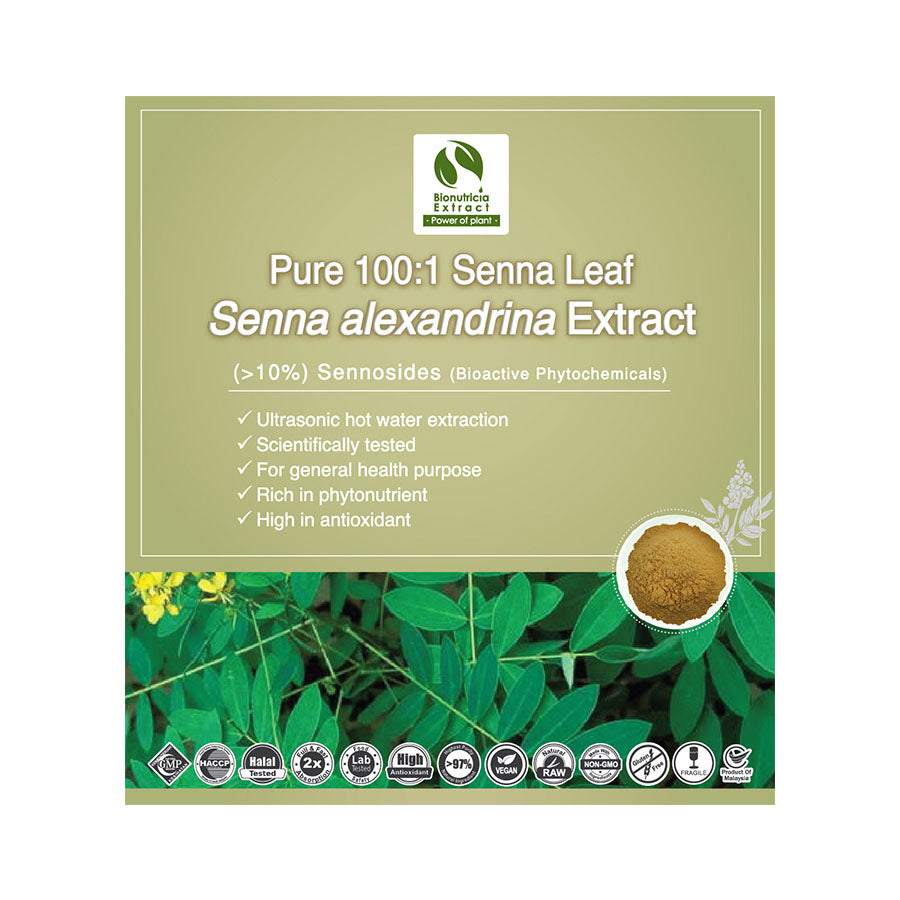 Senna Leaf (Senna Alexandrina) Standardized Extract Powder