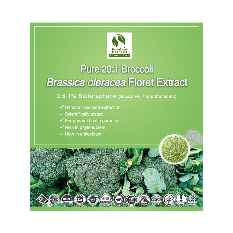 Broccoli Floret (Brassica Oleracea) Standardized Extract Powder – BIO -NUTRICIA